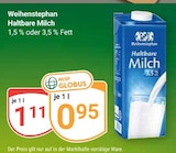 Haltbare Milch 1,5 % Fett bei GLOBUS im Neubrandenburg Prospekt für 0,95 €