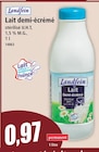Lait demi-écrémé - LANDFRIEN en promo chez Norma Reims à 0,97 €