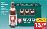 Münchner Hell im Angebot bei Netto Marken-Discount in Bad Münder Münchner Hell Angebote von Spaten bei Netto Marken-Discount Bad Münder für 13,99 €
