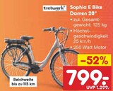 Sophia E Bike Damen 28" im Angebot bei Netto Marken-Discount in Sindelfingen Sophia E Bike Damen 28" Angebote von tretwerk bei Netto Marken-Discount Sindelfingen für 799,00 €