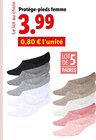 Protège-pieds femme en promo chez Lidl Noisy-le-Grand à 3,99 €