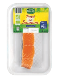 Pavé de saumon Bio - Aldi à Nice Pavé de saumon Bio en promo chez Aldi Nice à 3,99 €