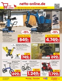 Klapprad Angebot im aktuellen Netto Marken-Discount Prospekt auf Seite 39