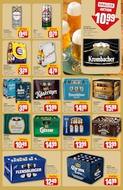 Bitburger im REWE Prospekt in Willich Aktueller REWE Prospekt mit Bitburger, "Dein Markt", Seite 21