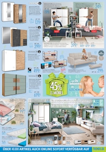 Boxspringbett im Trends Prospekt "45 Jahre Trends …und Du bekommst die Geschenke" mit 8 Seiten (Duisburg)