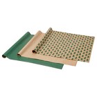 Geschenkpapierrolle verschiedene Muster grün/braun von VINTERFINT für 3,99 € bei IKEA im Angebot Geschenkpapierrolle verschiedene Muster grün/braun von VINTERFINT im aktuellen IKEA Prospekt