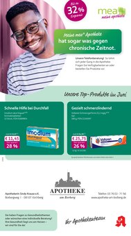 Aktueller mea - meine apotheke Prospekt "Unsere Juni-Angebote" Aktueller mea - meine apotheke Prospekt