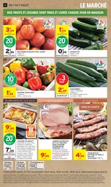 Promos Viande dans le catalogue "-50% DE REMISE IMMÉDIATE SUR LE 2ÈME" de Intermarché Super Viande en promo dans le catalogue Intermarché Super à la page 4