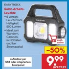 Solar-Arbeits-Leuchte Angebote von EASYmaxx bei Netto Marken-Discount Mainz für 9,99 €
