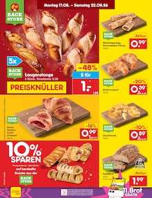 Brot im aktuellen Netto Marken-Discount Prospekt (Rostock) Brot im Netto Marken-Discount Prospekt "Aktuelle Angebote" mit 69 Seiten (Rostock)