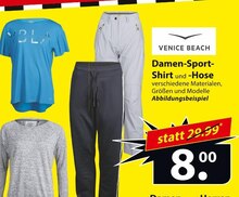 Venice Beach Damen-Sport-Shirt und-Hose Angebot in Süsel im aktuellen Prospekt bei famila Nordost in Süsel