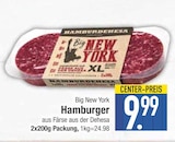 Hamburger von Big New York im aktuellen EDEKA Prospekt für 9,99 €