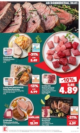 Kaufland Schweinefleisch im Prospekt 