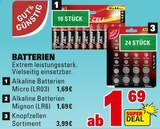 Aktuelles BATTERIEN Angebot bei E center in Stuttgart ab 1,69 €