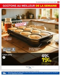 Offre Crêpière Électrique dans le catalogue Carrefour du moment à la page 5