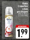 Cremfine schon geschlagen Angebote von Rama bei EDEKA Paderborn für 1,99 €