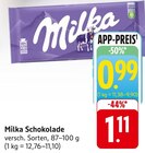 Schokolade im Angebot bei E center in Nürtingen Schokolade Angebote von Milka bei E center Nürtingen für 0,99 €