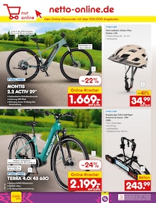Fahrradhelm im Netto Marken-Discount Prospekt "Aktuelle Angebote" mit 65 Seiten (Erfurt)