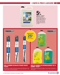 Prix et réduction Balai Essuie-Glace dans le prospectus E.Leclerc en cours Offre Balai Essuie-Glace dans le catalogue E.Leclerc du moment à la page 27