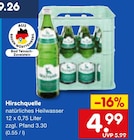 Netto Marken-Discount Karlsruhe - natürliches Heilwasser Angebot im Prospekt natürliches Heilwasser bei Netto Marken-Discount im Karlsruhe Prospekt für 4,99 €