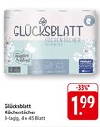 Glücksblatt Küchentücher bei EDEKA im St. Leon-Rot Prospekt für 1,99 €