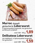 Murroc doppelt geräucherte Leberwurst im Angebot bei REWE in Ingolstadt Murroc doppelt geräucherte Leberwurst Angebote von Vinzenzmurr bei REWE Ingolstadt für 1,59 €