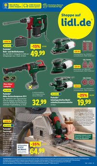 Bohrmaschine im Lidl Prospekt "LIDL LOHNT SICH" mit 66 Seiten (Magdeburg)