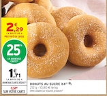Donuts au sucre x4 en promo chez Intermarché Hyper Donuts au sucre x4 dans le catalogue Intermarché Hyper