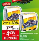 (1) Bière blonde sans alcool 0,5 % vol. - VOLSBERG - Cora à Argenteuil (1) Bière blonde sans alcool 0,5 % vol. - VOLSBERG en promo chez Cora Argenteuil à 4,93 €