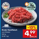 Aktuelle Rindfleisch Angebote bei Netto Marken-Discount in Heilbronn Aktuelles Rinder Hackfleisch Angebot bei Netto Marken-Discount in Heilbronn ab 4,99 €