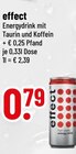 Energydrink mit Taurin und Koffein im Angebot bei Trinkgut in Regensburg Energydrink mit Taurin und Koffein Angebote von effect bei Trinkgut Regensburg für 0,79 €
