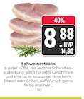 Schweinesteaks bei Hieber im Prospekt "" für 8,88 €