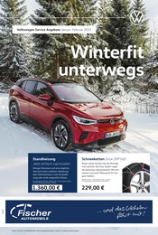 Aktueller Volkswagen Werkstatt & Auto Prospekt in Burgthann und Umgebung, "Auf ins Wintervergnügen" mit 1 Seite, 01.01.2025 - 28.02.2025