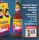 Spezi oder Orangenlimonade von Paulaner im aktuellen E center Prospekt für 3,69 €