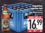 Lagerbier Hell von Augustiner im aktuellen EDEKA Prospekt für 16,99 €