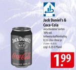 Aktuelles Jack Daniel‘s & Coca-Cola Angebot bei famila Nordost in Stralsund ab 1,99 €