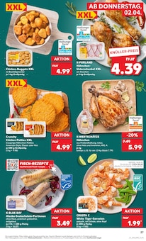 Hähnchen im Kaufland Prospekt "Aktuelle Angebote" mit 54 Seiten (Duisburg)