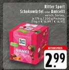Schokowürfel oder Amicelli im Angebot bei EDEKA in Erkelenz Schokowürfel oder Amicelli Angebote von Ritter Sport bei EDEKA Erkelenz für 2,99 €