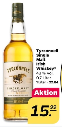 Whiskey von Tyrconnell im aktuellen NETTO mit dem Scottie Prospekt für 15.99€