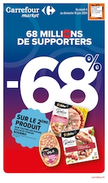 Prospectus Supermarchés de Carrefour Market à Saint-Sauveur-en-Rue: "68 millions de supporters", 49 pages, 04/06/2024 - 16/06/2024