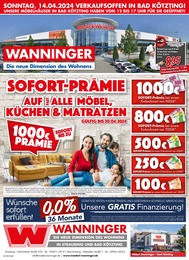 Möbel Wanninger Prospekt für Straßkirchen: "Die neue Dimension des Wohnens!", 32 Seiten, 10.04.2024 - 20.04.2024