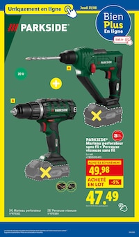 Promo Perceuse-Visseuse dans le catalogue Lidl du moment à la page 35