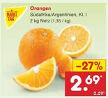 Orangen von Markttag im aktuellen Netto Marken-Discount Prospekt für 2,69 €