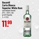 Aktuelles Carta Blanca Superior White Rum Angebot bei Trinkgut in Augsburg ab 11,99 €