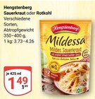 Sauerkraut im Angebot bei GLOBUS in Duisburg Sauerkraut Angebote von Hengstenberg bei GLOBUS Duisburg für 1,49 €