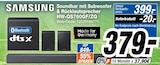 Soundbar mit Subwoofer & Rücklautsprecher HW-QS760GF/ZG Angebote von Samsung bei expert Lüdenscheid für 379,00 €
