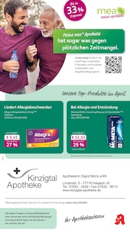 mea - meine apotheke Prospekt der Woche "Unsere April-Angebote" Seite 1, 01.04.2026 bis 30.04.2026 für Haslach Aktueller mea - meine apotheke Prospekt "Unsere April-Angebote" Seite 1 von 4 Seiten für Haslach