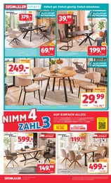 Stuhl im Segmüller Prospekt Stuhl im Segmüller Prospekt Zum Glück gibt’s Segmüller - Nimm 4 zahl 3 auf S. 6