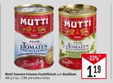 Tomaten Feinstes Fruchtfleisch auch Basilikum Angebote von Mutti bei Marktkauf Ravensburg für 1,19 €