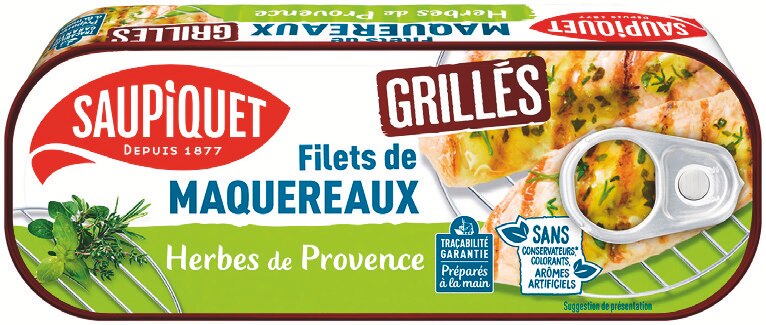 SAUPIQUET Filets de maquereaux grillés